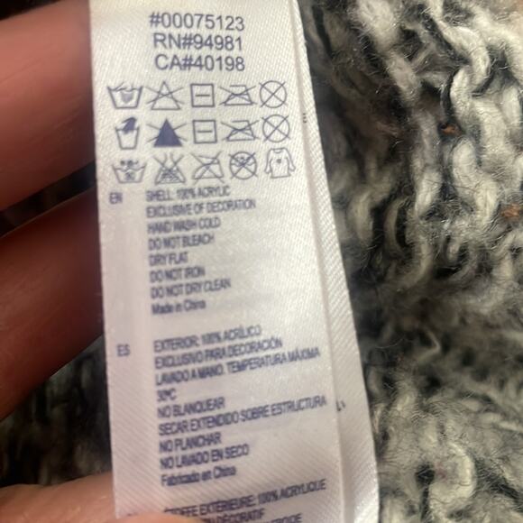 Forever 21 chunky gray tunic sweater fall size medium - Picture 5 of 5